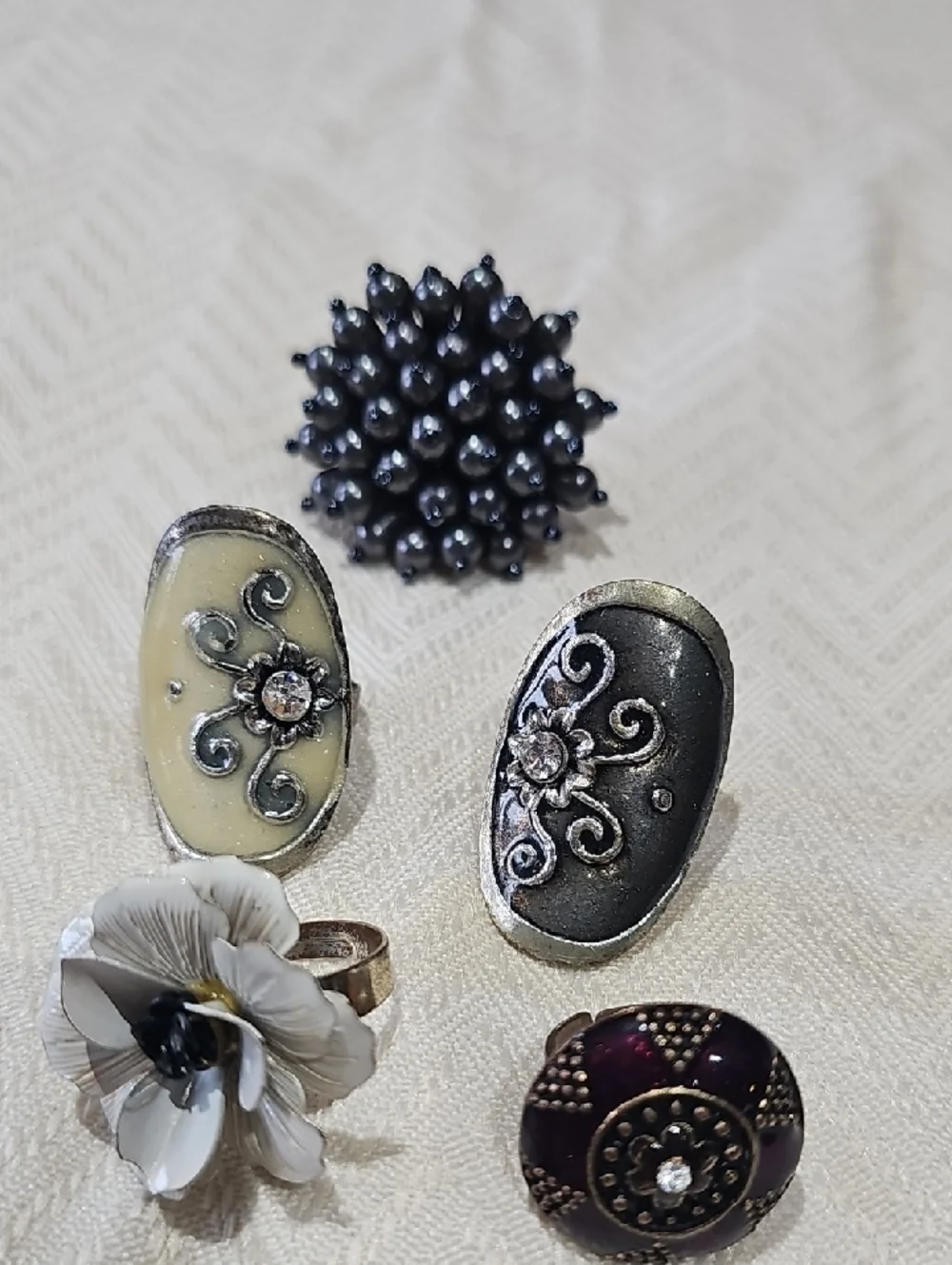 10 Rings LOT -  Adjustable - Picture 5 of 12